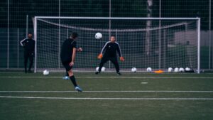 Photo goalkeeper training techniques