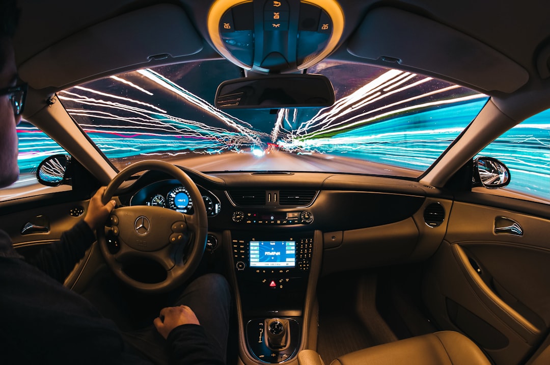 Photo modern driving assistance systems