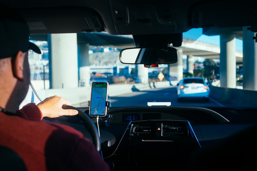 Photo modern driving assistance systems