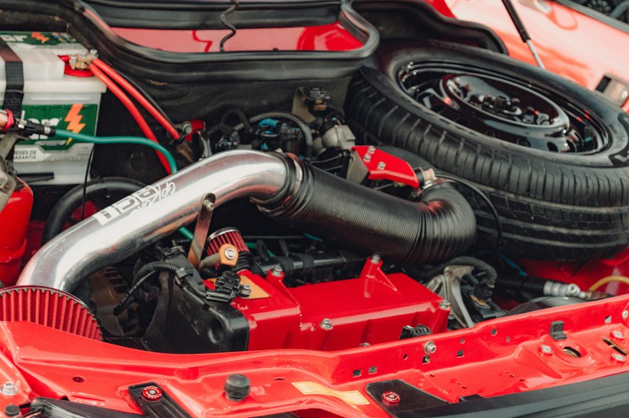 Photo car battery maintenance