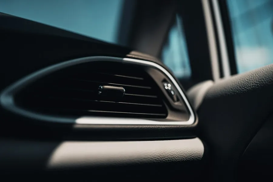 Photo automatic climate control system car interior